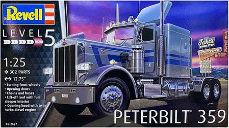 Revell-Monogram 2627 Peterbilt 359 Tractor Cab w/sleeper 1:25