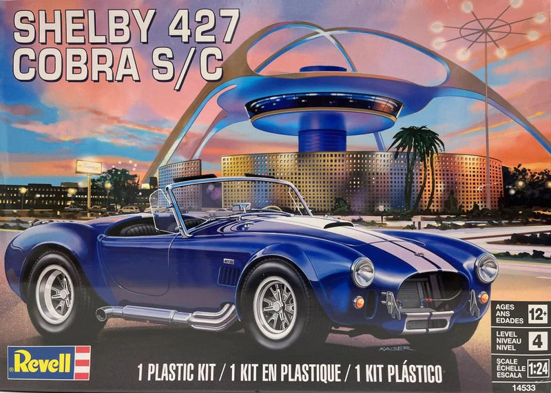 Revell Monogram 4533 Shelby Cobra 427 S/C 1:24 Plastic Model Kit