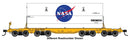 PREORDER Walthers HO 910-51010 Rocket Train Booster Car, NASA (NLAX)