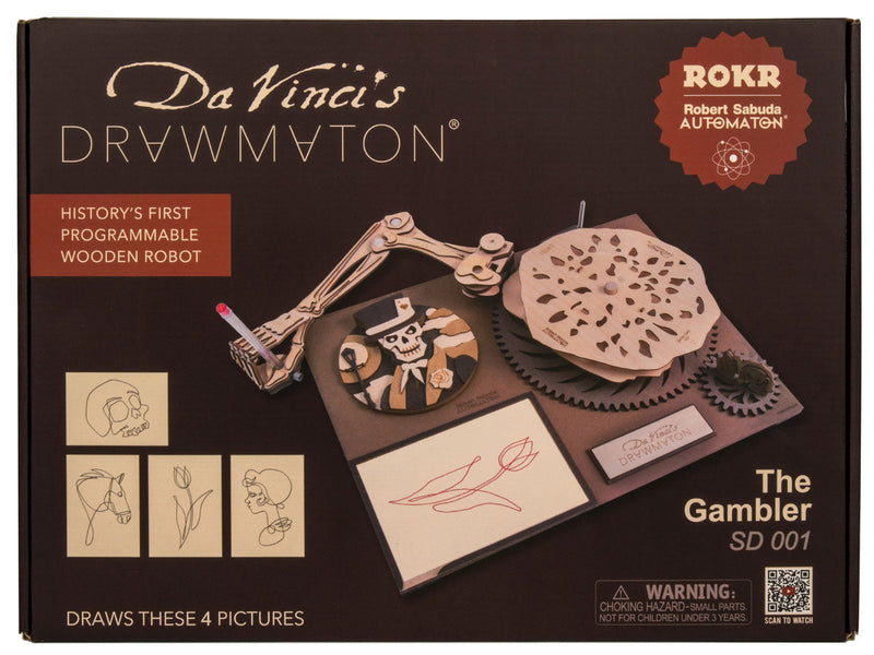 Robotime SD001 DaVinci Drawing Machines; The Gambler