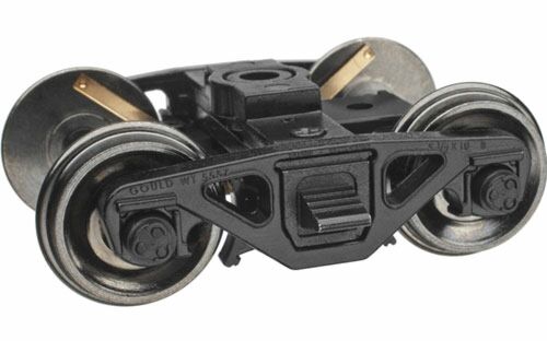 Atlas O 7068 Roller Bearing 2-Rail Caboose Trucks, 1 Pair