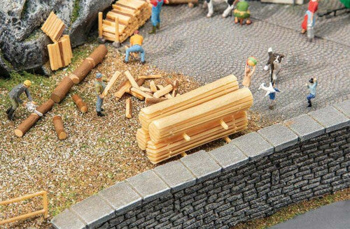 Faller HO 180872 Rough-Cut Lumber Stacks Kit