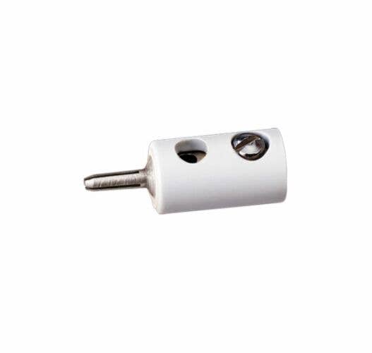 Brawa 3059 Round Plugs with Crossover Hole, White