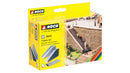 Noch HO 58303 Stair Set, 1 Each Left, Right & Straight
