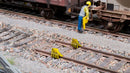 Noch HO 13604 Wheel Stops, Rail Anchor (10-Pack)