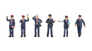 Noch HO 15262 French Railway Officials (6-Pack)