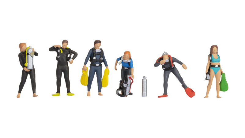 PREORDER Noch HO 15848 Divers (6-Pack)