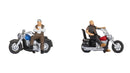 Noch N 36906 Rockers on Motorbikes (2-Pack)