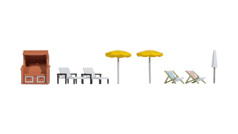 PREORDER Noch HO 14844 Beach Accessories (8-Pack)