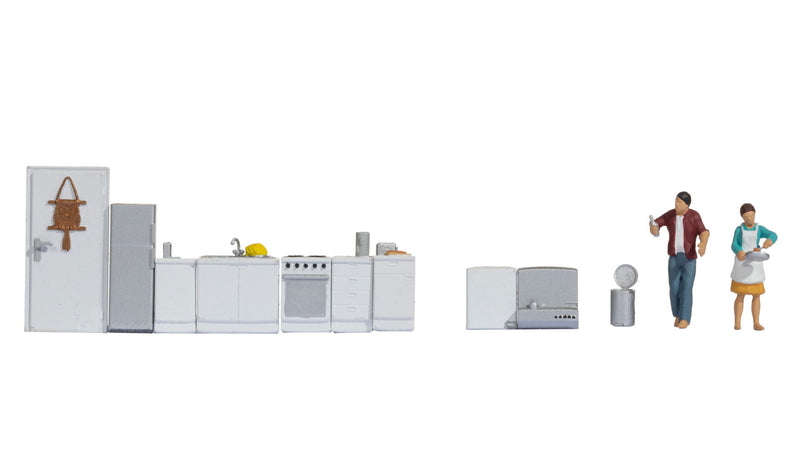PREORDER Noch HO 16285 Kitchen Themed Figures Set