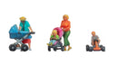 PREORDER Noch N 35445 Mothers with Children Color 3D Print (6-Pack)