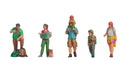 PREORDER Noch N 35825 Hikers Color 3D Print (5-Pack)
