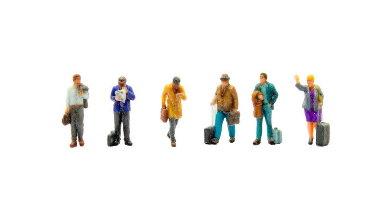 PREORDER Noch N 35315 Business Travelers Color 3D Print (6-Pack)
