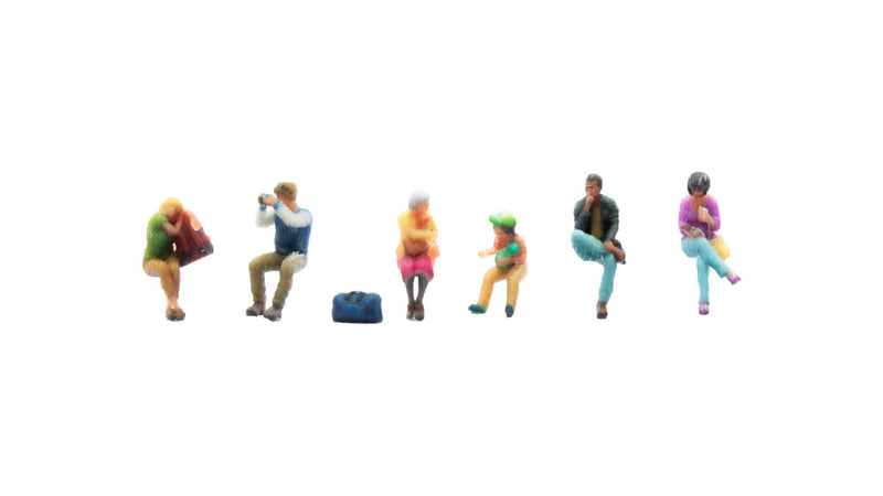PREORDER Noch N 35320 Sitting Passengers Color 3D Print (6-Pack)