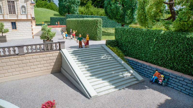 PREORDER Noch HO 58316 Open Air Staircase, Straight (2-Pack)