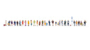 PREORDER Noch HO 16054 Ppl Stndng/Wlkng Mega 30/