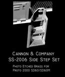 Cannon & Company HO 2006 Photo-Etched Brass Engine Step Set, Proto 2000 SD60
