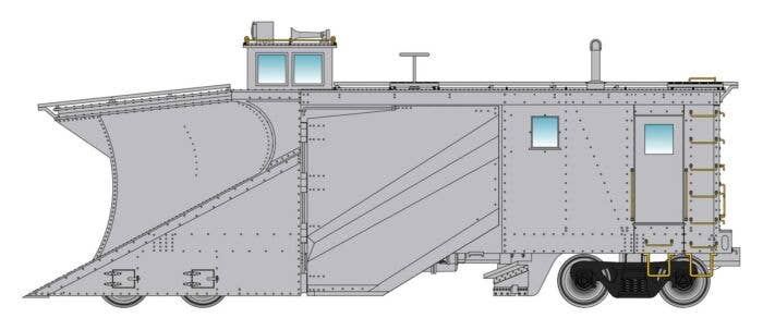 PREORDER Walthers Proto HO 110038 Russell Snowplow, MOW Gray | 76.48