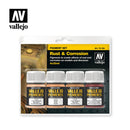 Vallejo Acrylic Paints 73194 Pigment Set, Rust & Corrosion