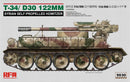 Rye Field Model 5030 T-34/D30 122mm Syrian Howitzer 1:35