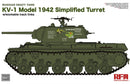 Rye Field Model 5041 KV-1 Model 1942 Simplified Turret 1:35