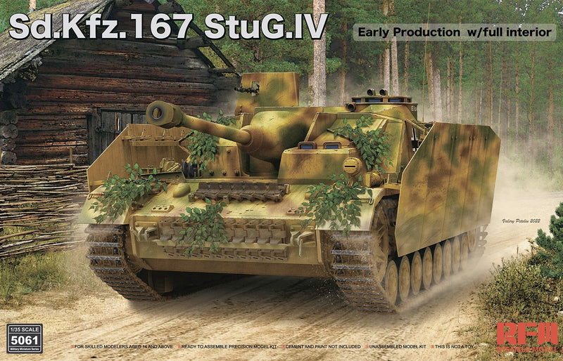 Rye Field Model 5061 Sd.Kfz.167 Stug IV Early w/Full Interior 1:35