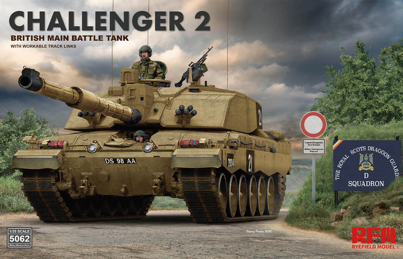 Rye Field Model 5062 British MBT Challenger 2 w/working 1:35