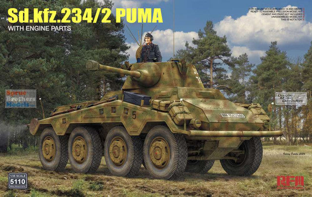 Ryefield Model 5110 234/2 Puma w/Engine Detail 1:35