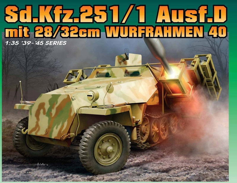 DML Military 6861 Sd.Kfz.251 Ausf D w/Wurfr 1:35