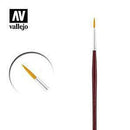 Vallejo Acrylic Paints P54002 Round Toray Brush