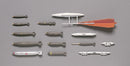 Hasegawa Models 36001 AIRCRAFT WEAPONS-U.S. BOMBS & TOW TARGET SYSTEM 1:48 Scale Model Kit