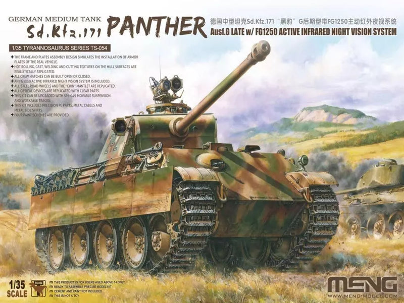 Meng-Model TS-054 Panther Ausf.G Late w/FG1250 Vision 1:35