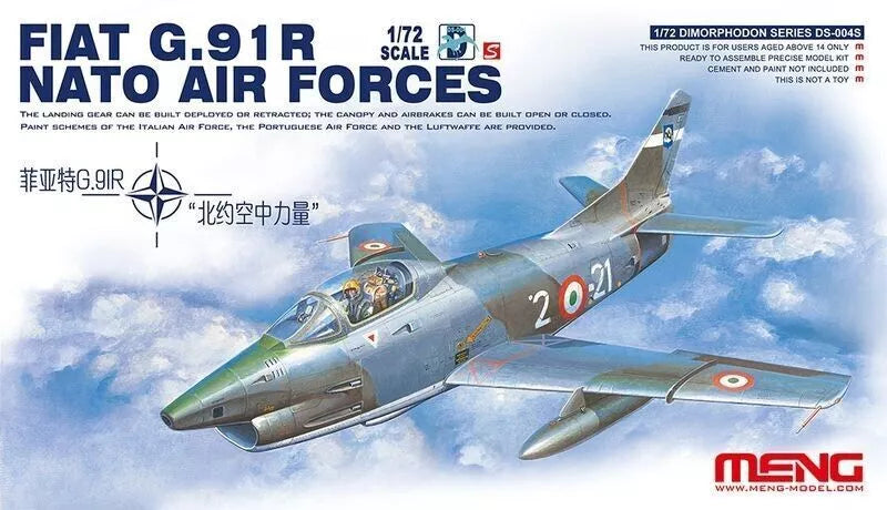 Meng-Model DS-004S Fiat G.91R NATO Air Forces 1:72