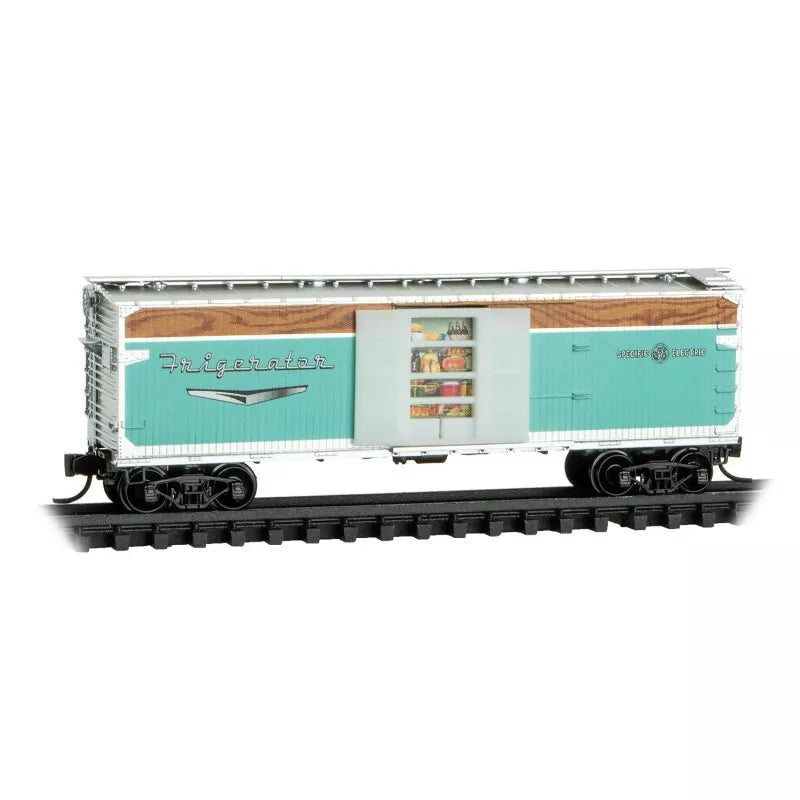 Micro-Trains 042 00 160 40' Double-Sheathed Wood Box Car, Single Door, April Fools, N Scale