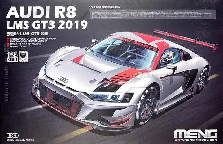 Meng-Model CS-006 Audi R8 LMS GT3 2019 1:24