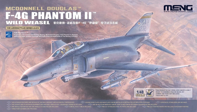 Meng-Model LS-015 F-4G Phantom II Wild Weasel 1:48