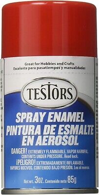 Rust-oleum 1203T Testors Enamel Spray, Red (3oz)