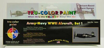 Tru-Color Paint 10604 Army-Navy WWII Air Paint Set