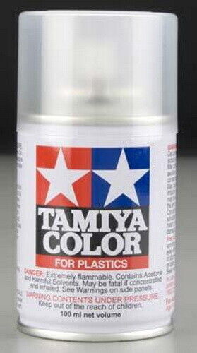 Tamiya 85080 TS-80 FLAT CLEAR 100Ml Spray Can 6-pack