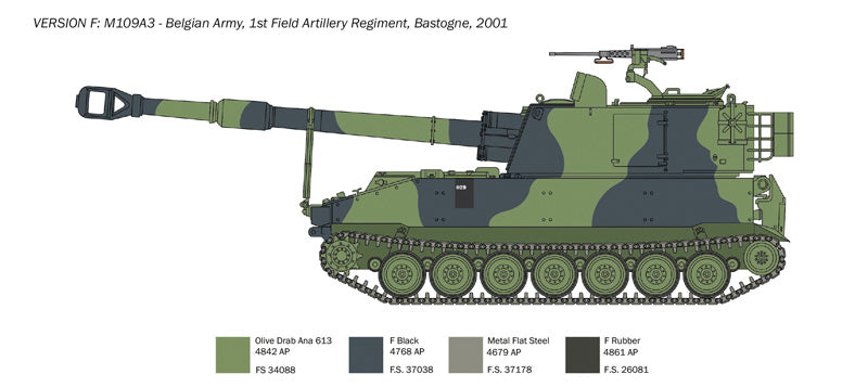 Italeri 6589 M109 A2/A3/G 1:35