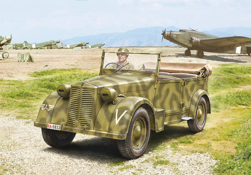 Italeri 6550 - SCALE 1 : 35 Fiat 508 CM Coloniale with Crew