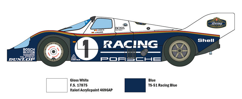 Italeri 3648 - SCALE 1 : 24 PORSCHE 956