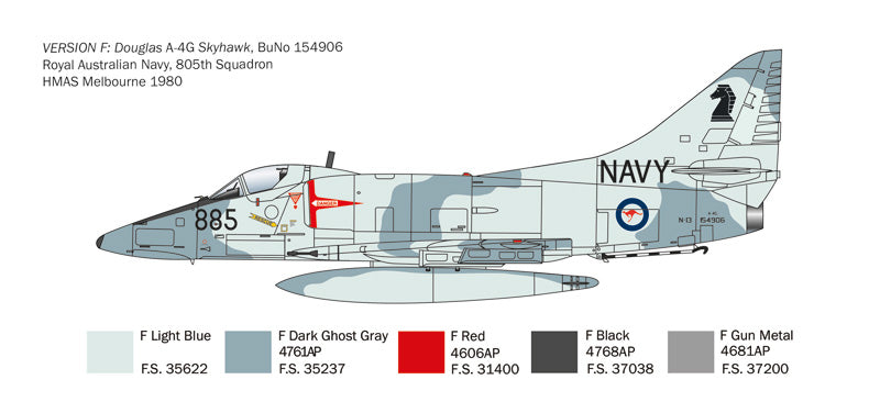 Italeri 2826 - SCALE 1 : 48 A-4 E/F/G Skyhawk