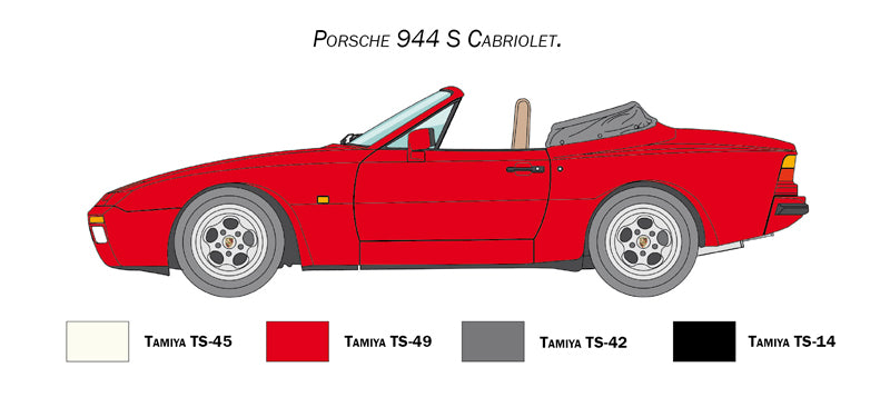 Italeri 3646 - SCALE 1 : 24 PORSCHE 944 S Cabrio