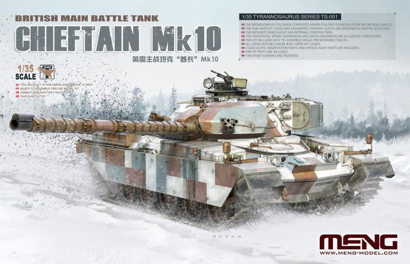 Meng-Model TS-051 BRITISH MAIN BATTLE TANK CHIEFTAIN Mk10 1:35