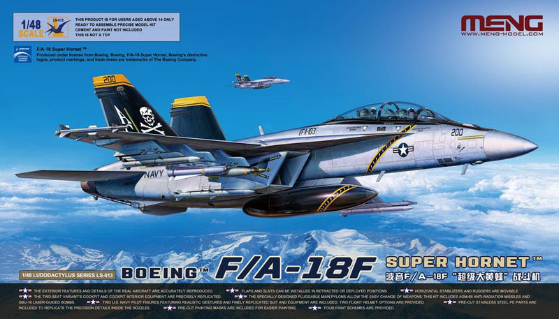 Meng-Model LS-013 BOEING F/A-18F SUPER HORNET 1:48