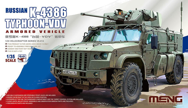 Meng-Model VS-014 RUSSIAN K-4386 TYPHOON-VDV ARMORED VEHICLE 1:35