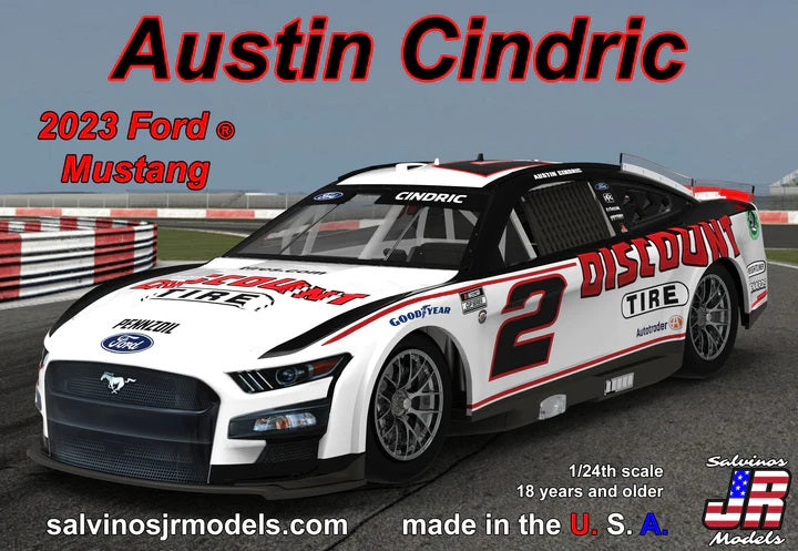 Salvinos JR Models 38244 23 Mustang Austin Cindric 1:24