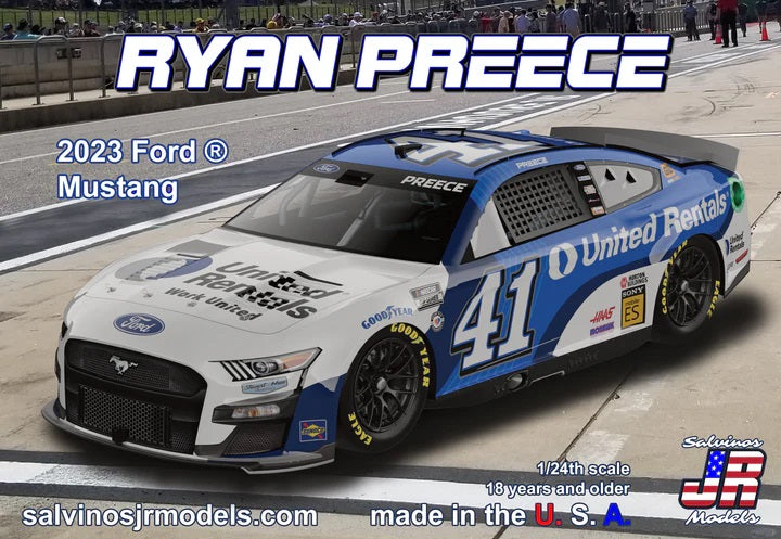 Salvinos JR Models Ryan Preece 2023 Ford Mustang