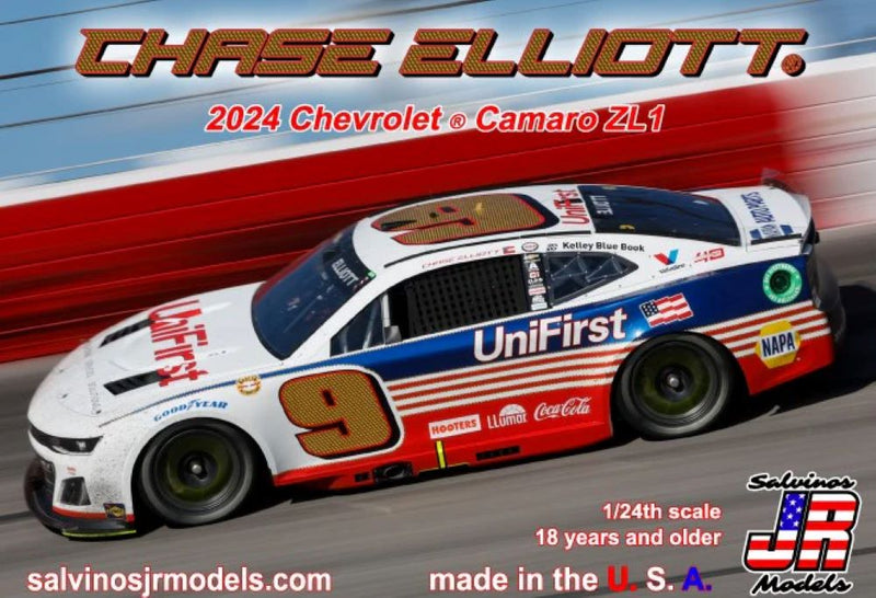 Salvinos JR Models 46135 24 Camaro ZL1 Chase Elliot Unifirs 1:24